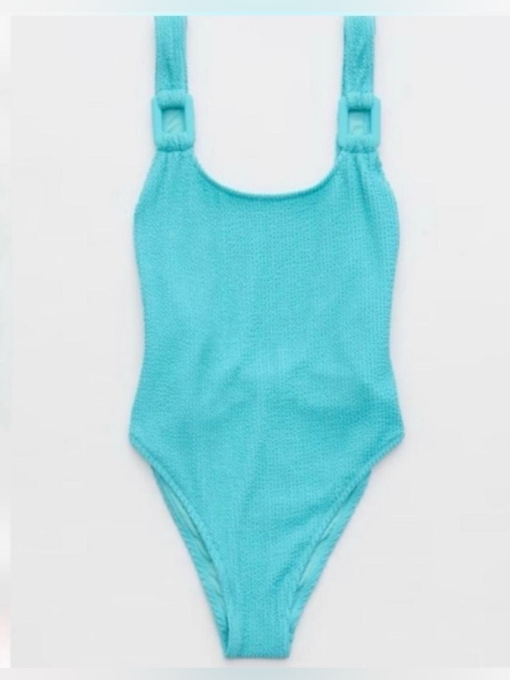Aerie Shimmery Crinkle Birthday Scoop Cheekiest Swimsuit Size XL New NWT